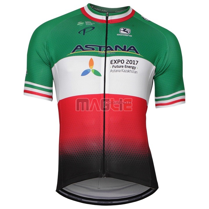 Maglia Astana Campione Italia Manica Corta 2018 - Clicca l'immagine per chiudere